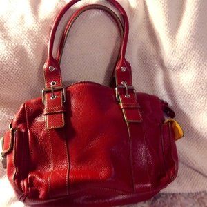 COPY - Hype red leather handbag